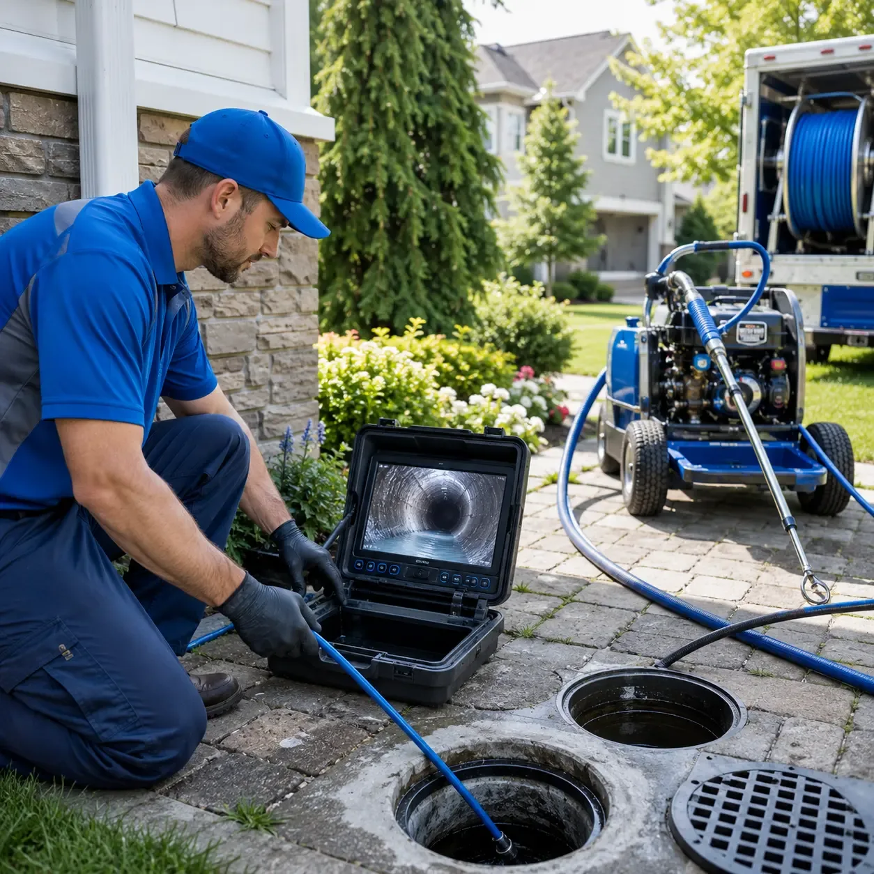 Outdoor drain cleaning professionals serving Comstock, NE